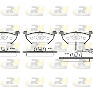 Placute frana VW GOLF VI (5K1) 2.0 R 4motion benzina 265 cai ROADHOUSE 2633.21