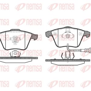 Placute frana VW GOLF VI (5K1) 2.0 R 4motion benzina 270 cai REMSA 0964.32