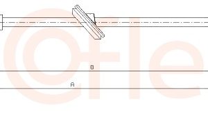 Cablu frana de parcare VW CRAFTER 30-35 bus (2E_) 2.0 TDI diesel 109 cai COFLE 10.9866