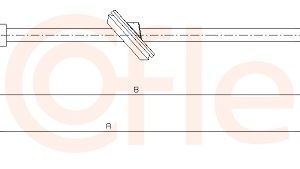 Cablu frana de parcare VW CRAFTER 30-50 platou / sasiu (2F_) 2.5 TDI diesel 88 cai COFLE 10.9867