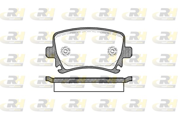 Placute frana VW GOLF VI Cabriolet (517) 2.0 TDI diesel 150 cai ROADHOUSE 21031.00