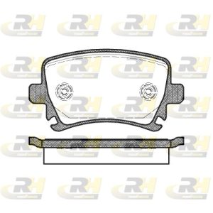 Placute frana VW GOLF VI Variant (AJ5) 2.0 TDI diesel 136 cai ROADHOUSE 21031.00