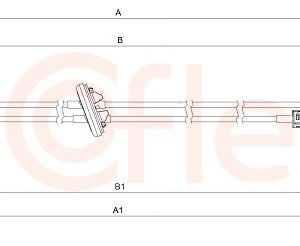 Cablu transmisie manuala VW CRAFTER 30-35 bus (2E_) 2.5 TDI diesel 109 cai COFLE 11.3357
