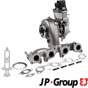 Compresor sistem de supraalimentare VW GOLF VI Variant (AJ5) 2.0 TDI diesel 140 cai JP GROUP 1117402700