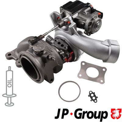 Compresor sistem de supraalimentare VW GOLF VII (5G1, BQ1, BE1, BE2) 1.4 TSI benzina 122 cai JP GROUP 1117407200