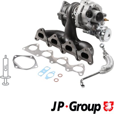 Compresor sistem de supraalimentare VW GOLF VI Variant (AJ5) 1.4 TSI benzina 160 cai JP GROUP 1117800410