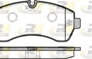 Placute frana VW CRAFTER 30-50 platou / sasiu (2F_) 2.5 TDI diesel 163 cai REMSA 1243.00