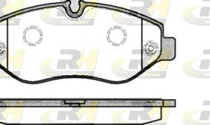 Placute frana VW CRAFTER 30-35 bus (2E_) 2.0 TDI diesel 109 cai ROADHOUSE 21245.00