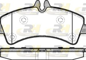 Placute frana VW CRAFTER 30-35 bus (2E_) 2.0 TDI diesel 163 cai REMSA 1247.00