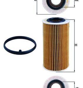 Filtru ulei VW GOLF VI (5K1) 2.0 R 4motion benzina 256 cai MAHLE ORIGINAL OX 379D