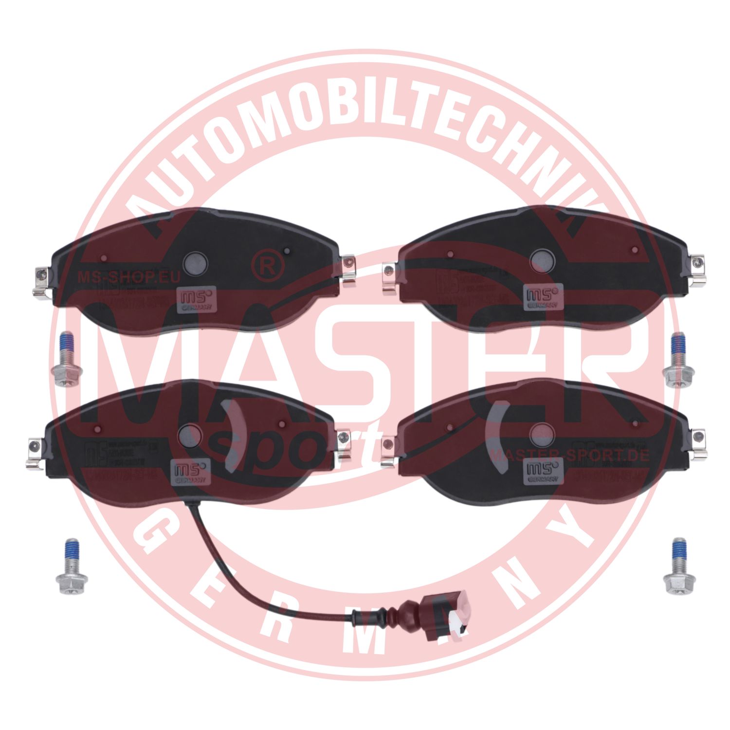 Placute frana VW GOLF VII (5G1, BQ1, BE1, BE2) 1.0 TSI benzina 115 cai MASTERSPORT GERMANY 13046026172N-SET-MS