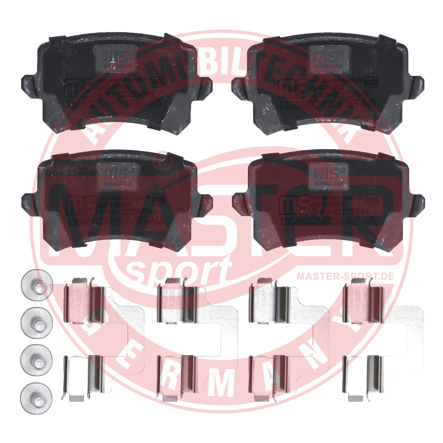 Placute frana VW GOLF VI Variant (AJ5) 1.4 TSI benzina 122 cai MASTERSPORT GERMANY 13046027492N-SET-MS