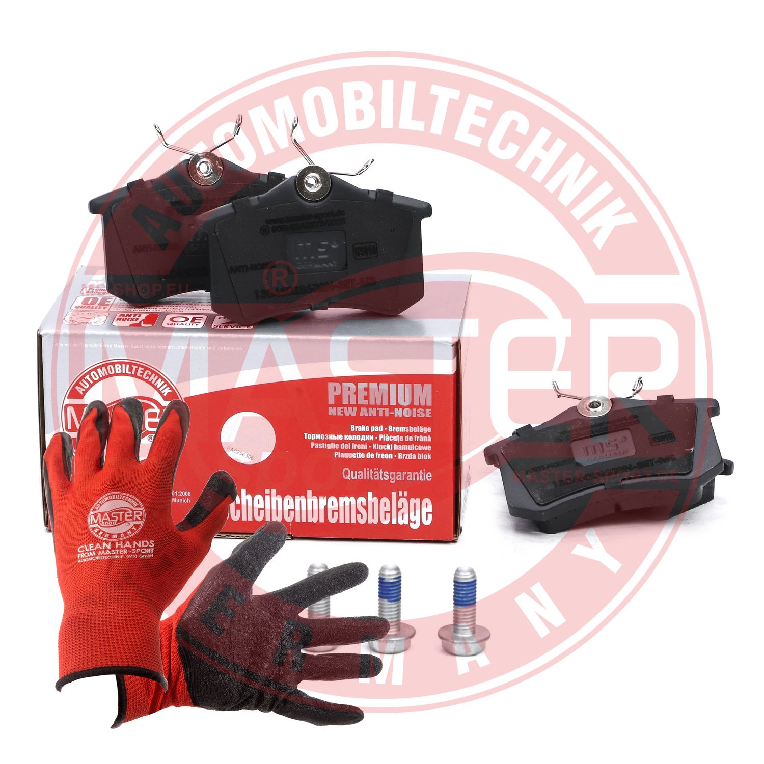 Placute frana VW GOLF VI (5K1) 1.6 TDI diesel 105 cai MASTERSPORT GERMANY 13046028602N-SET-MSP