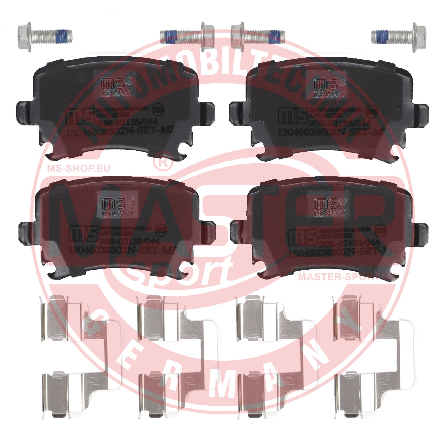 Placute frana VW GOLF VI (5K1) 2.0 GTi benzina 210 cai MASTERSPORT GERMANY 13046028802N-SET-MS