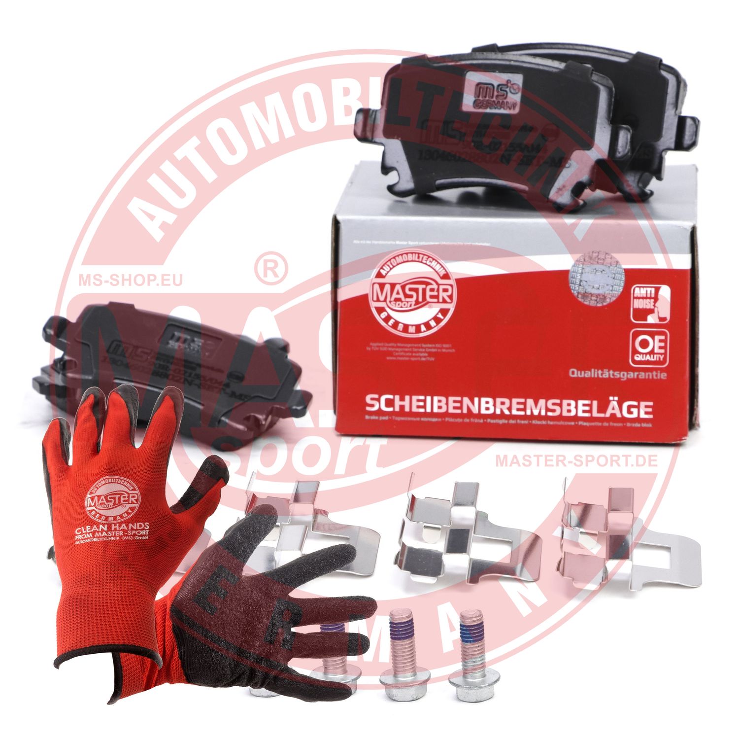 Placute frana VW GOLF VI Variant (AJ5) 1.6 MultiFuel Benzina/Etanol 102 cai MASTERSPORT GERMANY 13046028802N-SET-MSP