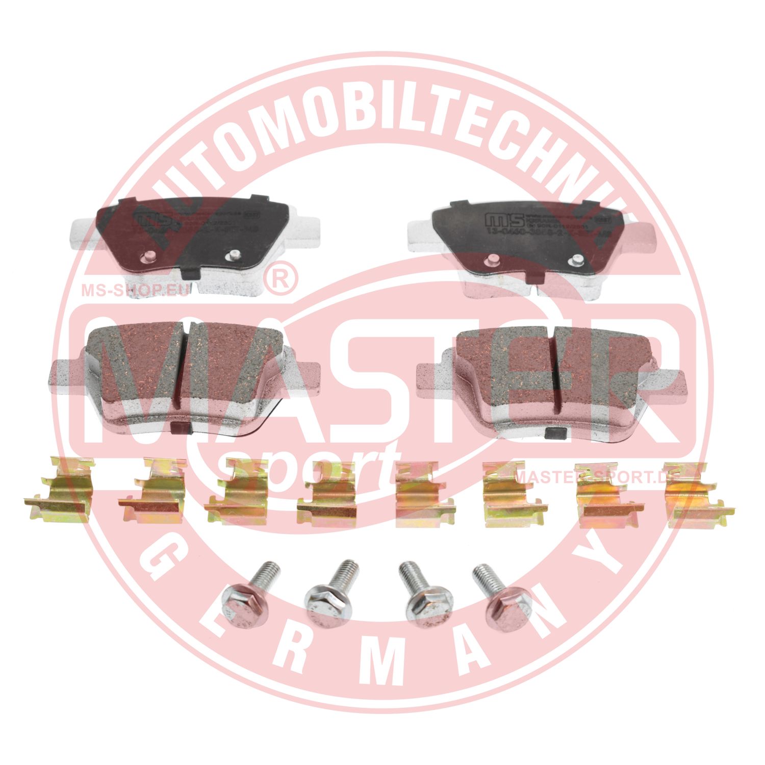 Placute frana VW GOLF VI (5K1) 1.4 TSI benzina 122 cai MASTERSPORT GERMANY 13046038582K-SET-MS