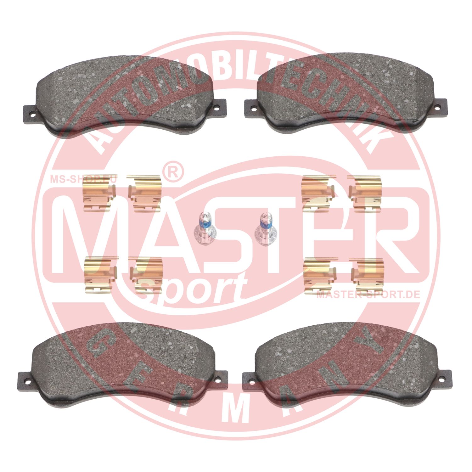 Placute frana VW AMAROK (2HA, 2HB, S1B, S6B, S7A, S7B) 2.0 TDI 4motion diesel 122 cai MASTERSPORT GERMANY 13046038602N-SET-MS