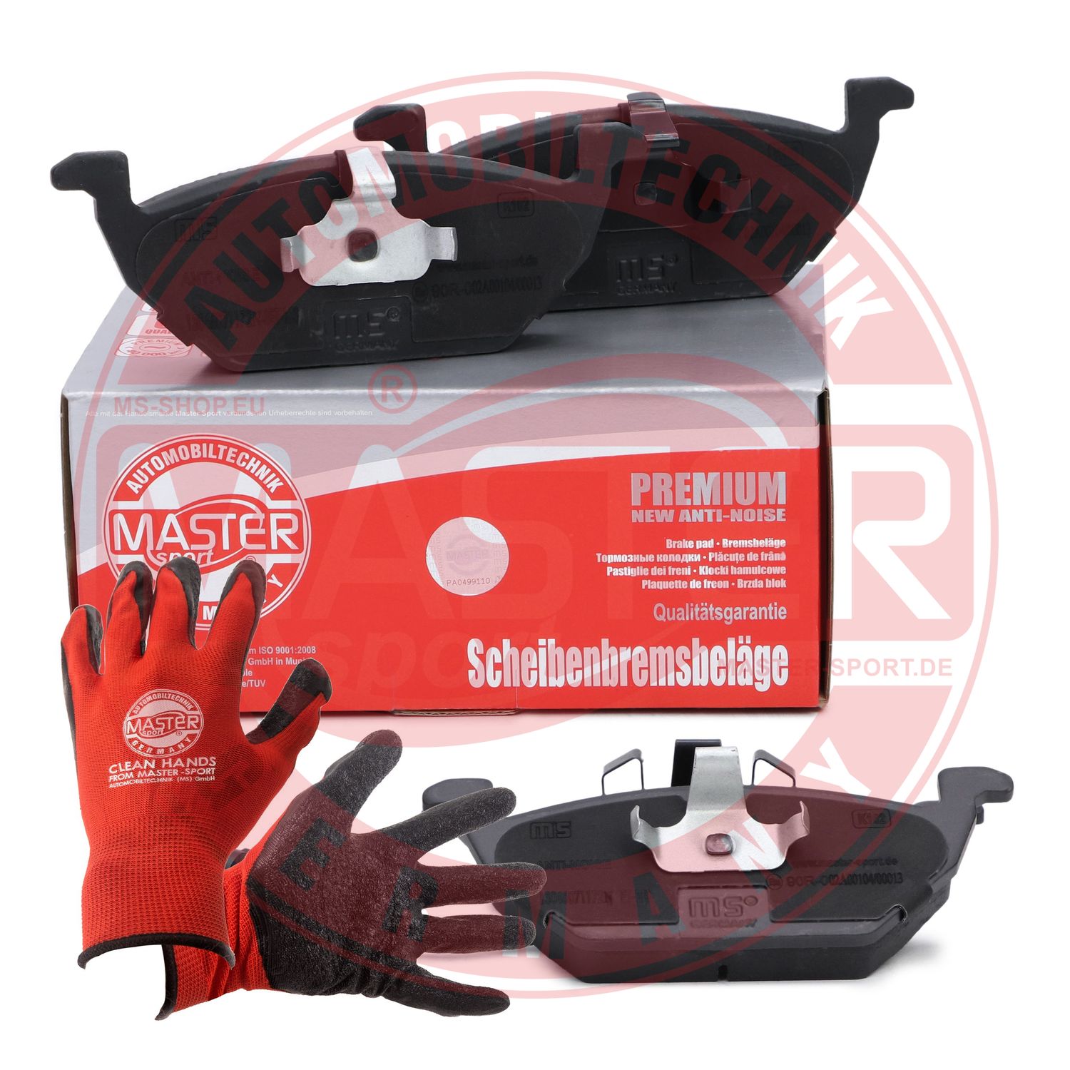 Placute frana VW GOLF VI Van (5K1_) 1.2 TSi benzina 86 cai MASTERSPORT GERMANY 13046071172N-SET-MSP