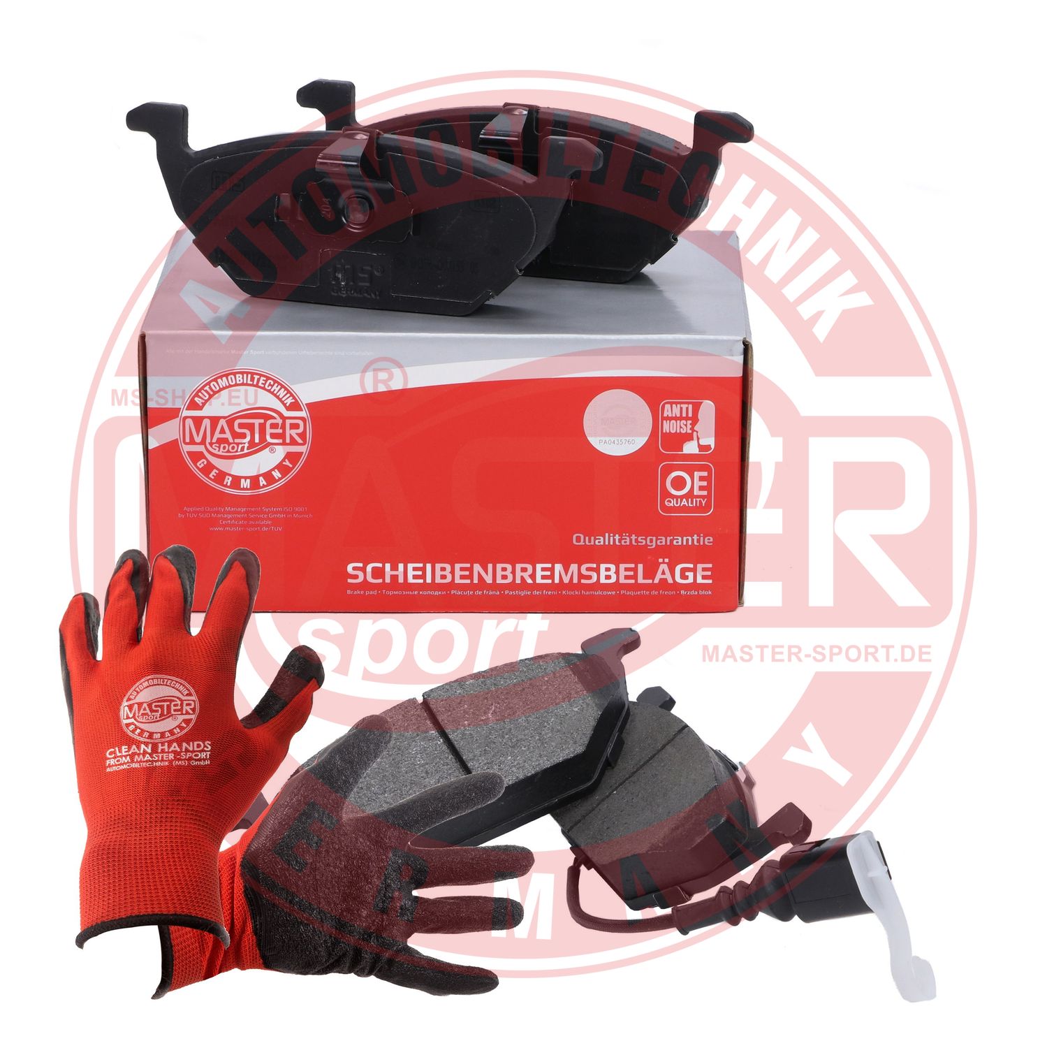 Placute frana VW GOLF VI Variant (AJ5) 1.6 MultiFuel Benzina/Etanol 102 cai MASTERSPORT GERMANY 13046071172T-SET-MSP