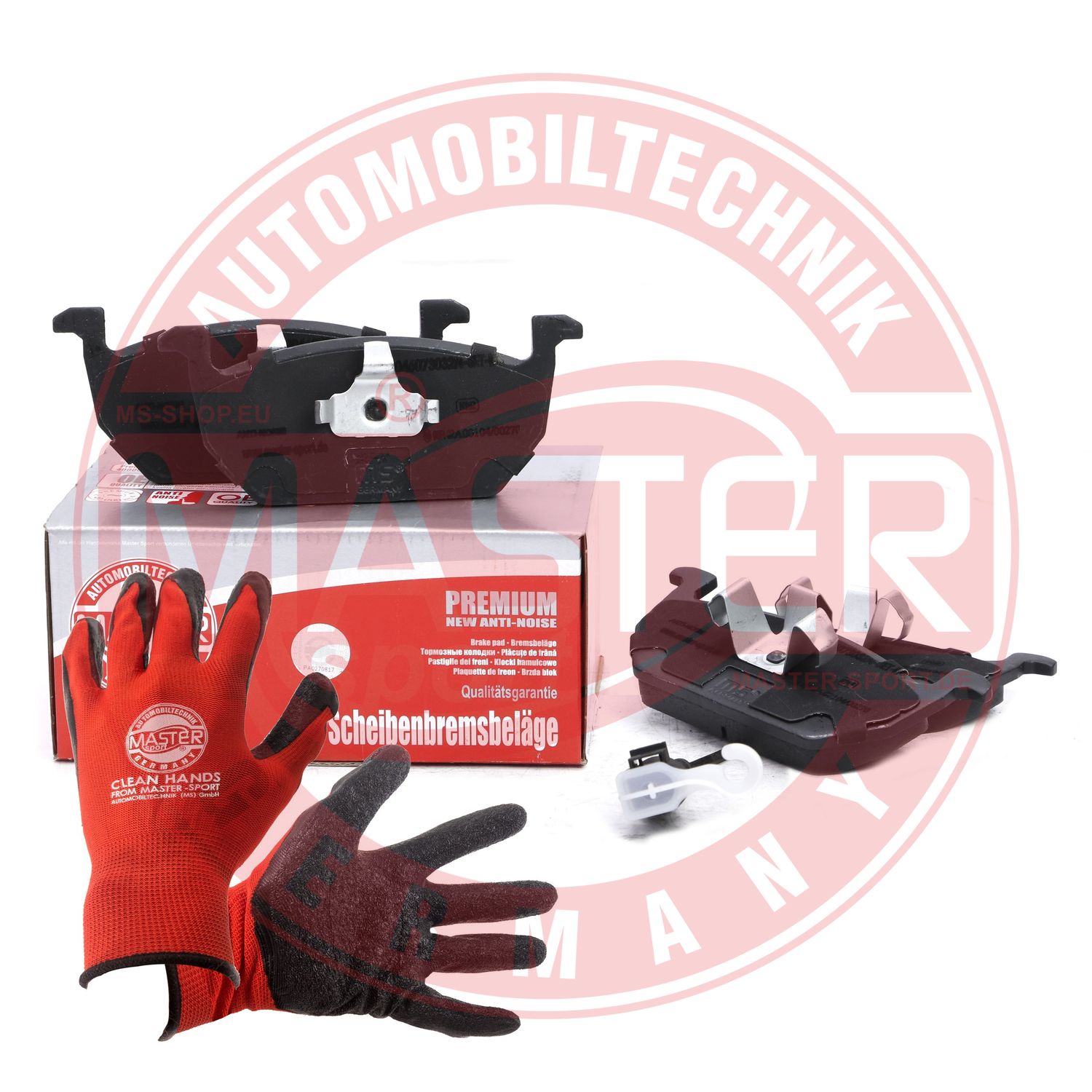 Placute frana VW GOLF VII (5G1, BQ1, BE1, BE2) 1.4 TSI benzina 125 cai MASTERSPORT GERMANY 13046073032N-SET-MSP