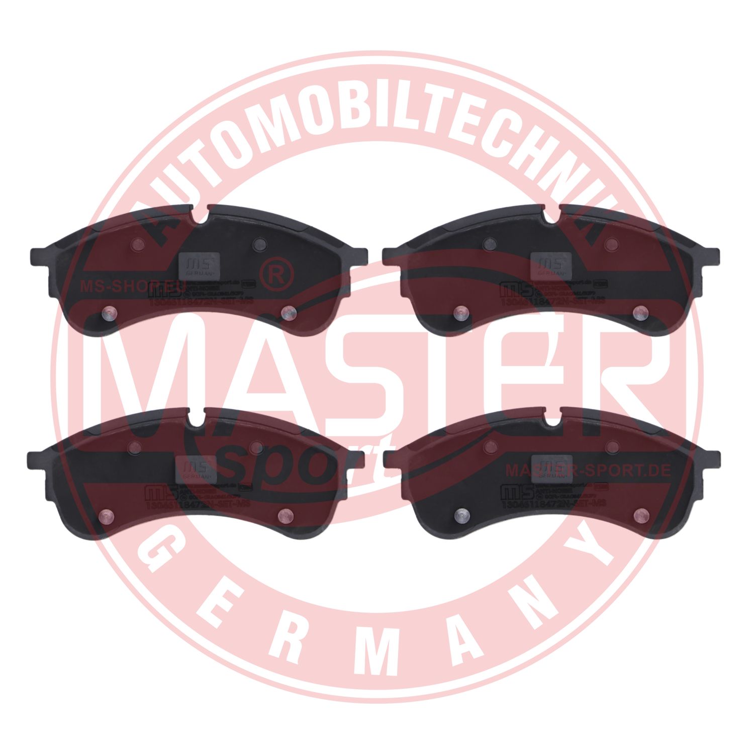 Placute frana VW CRAFTER platou / sasiu (SZ_) 2.0 TDI diesel 102 cai MASTERSPORT GERMANY 13046118472N-SET-MS