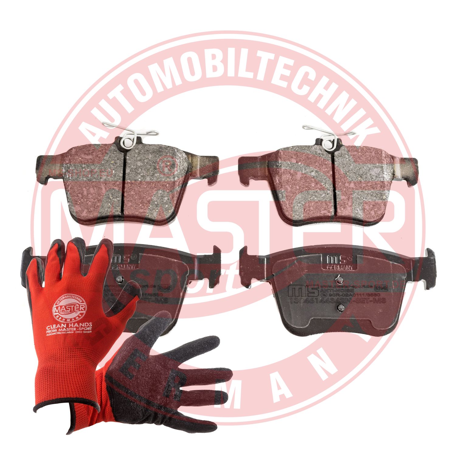 Placute frana VW GOLF VII (5G1, BQ1, BE1, BE2) 2.0 GTI TCR benzina 290 cai MASTERSPORT GERMANY 13046144342N-SET-MSP