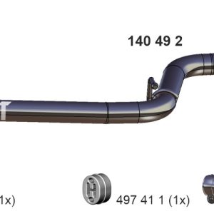 Racord evacuare VW CADDY IV microbus (SAB, SAJ) 2.0 TDI 4motion diesel 110 cai ERNST 140492