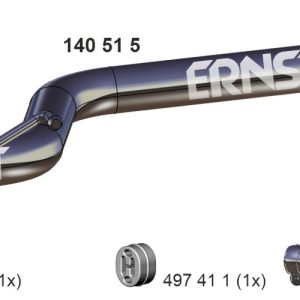 Racord evacuare VW CADDY IV microbus (SAB, SAJ) 2.0 TDI diesel 102 cai ERNST 140515