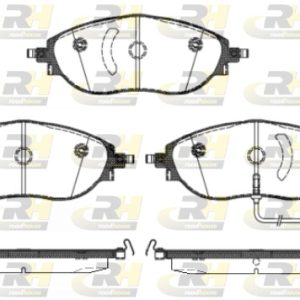 Placute frana VW ARTEON (3H7, 3H8) 2.0 TSI benzina 190 cai ROADHOUSE 21470.01