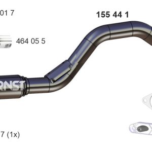 Racord evacuare VW GOLF VI Variant (AJ5) 1.2 TSI benzina 86 cai ERNST 155441