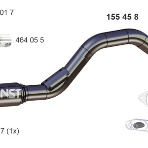 Racord evacuare VW GOLF VI Variant (AJ5) 1.4 TSI benzina 122 cai ERNST 155458