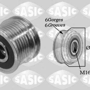Fulie alternator VW GOLF VAN VII Variant (BA5) 1.6 TDi BlueMotion diesel 110 cai SASIC 1676008