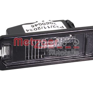Iluminare numar de circulatie VW GOLF VII (5G1, BQ1, BE1, BE2) 1.4 TGI CNG Benzina/Gaz metan (GNC) 110 cai METZGER 2080045