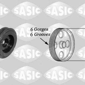 Fulie curea arbore cotit VW GOLF VII (5G1, BQ1, BE1, BE2) 2.0 R 4motion benzina 290 cai SASIC 2156077