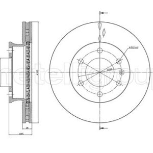 Disc frana VW CRAFTER 30-50 caroserie (2E_) 2.0 TDI diesel 140 cai METELLI 23-0881