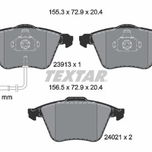 Placute frana VW GOLF VI Cabriolet (517) 2.0 TSI benzina 220 cai TEXTAR 2391301