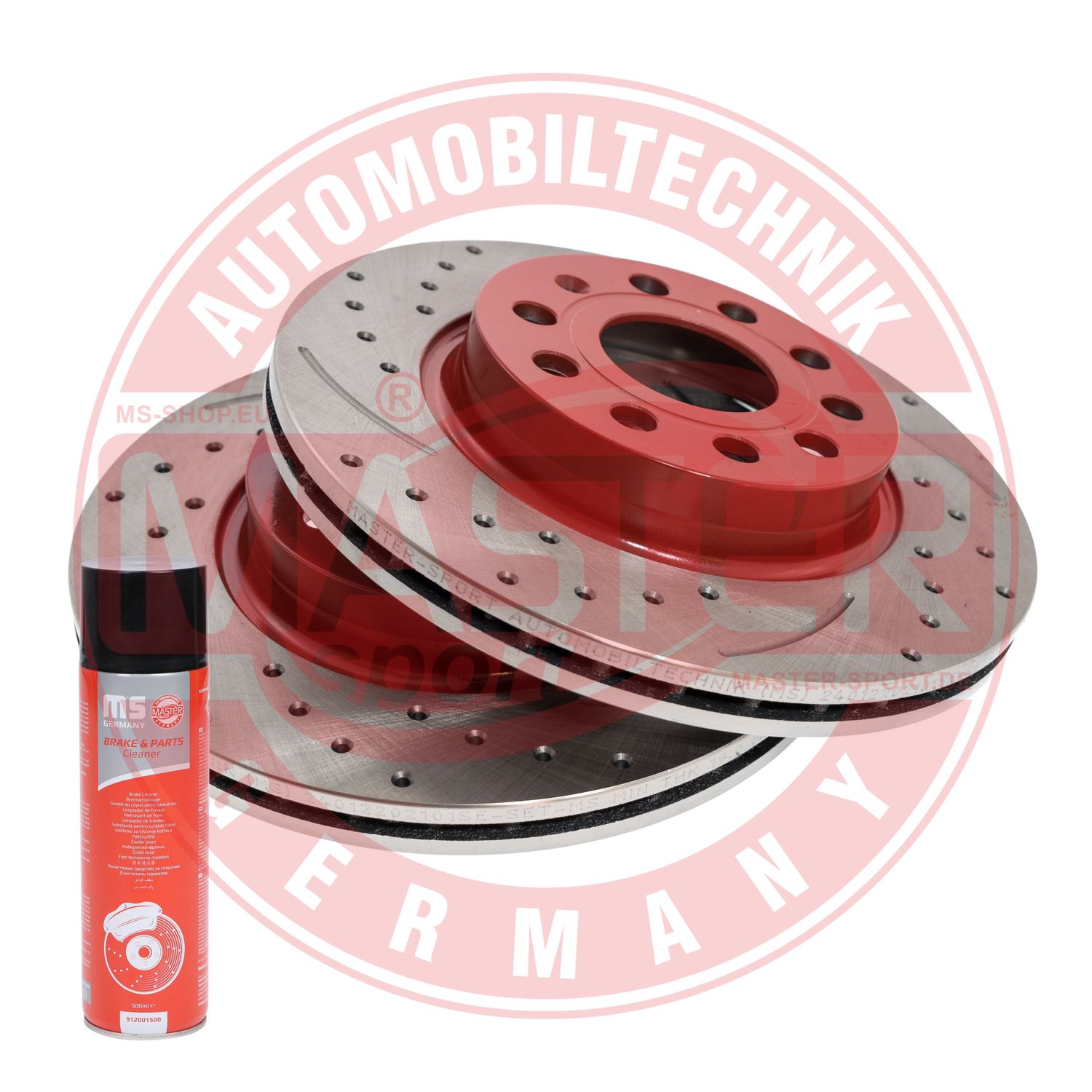 Disc frana VW GOLF VII (5G1, BQ1, BE1, BE2) 2.0 R 4motion benzina 280 cai MASTERSPORT GERMANY 24012202101SE-SET-MSP