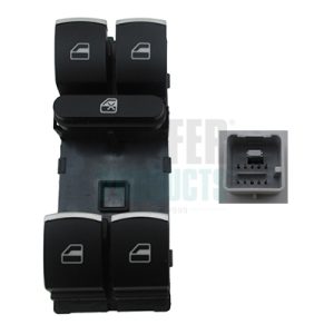 Comutator macara geam VW GOLF VI (5K1) 1.6 BiFuel Benzina/Autogaz (GPL) 102 cai HOFFER 2106135