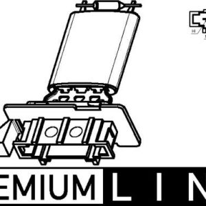 Rezistor ventilator habitaclu VW GOLF VI Variant (AJ5) 1.2 TSI benzina 105 cai MAHLE ORIGINAL ABR 98 000P