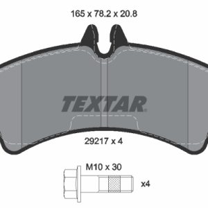 Placute frana VW CRAFTER 30-50 caroserie (2E_) 2.5 TDI diesel 109 cai TEXTAR 2921702