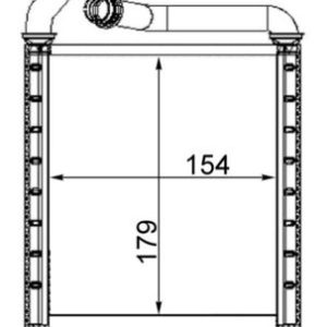 Schimbator caldura incalzire habitaclu VW GOLF VI Variant (AJ5) 2.0 TFSI benzina 200 cai MAHLE ORIGINAL AH 223 000S