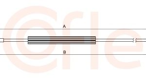 Cablu transmisie manuala VW GOLF VI Variant (AJ5) 1.4 benzina 80 cai COFLE 2CB.VK004