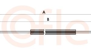 Cablu transmisie manuala VW GOLF VI Cabriolet (517) 1.2 TSI benzina 105 cai COFLE 2CB.VK011