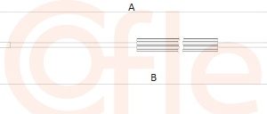 Cablu transmisie manuala VW GOLF VI (5K1) 1.6 MultiFuel Benzina/Etanol 102 cai COFLE 2CB.VK016