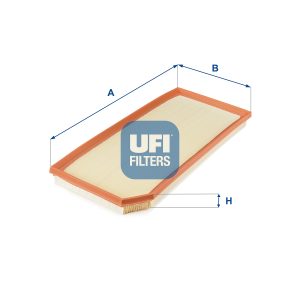 Filtru aer VW GOLF VI (5K1) 2.0 R 4motion benzina 256 cai UFI 30.657.00