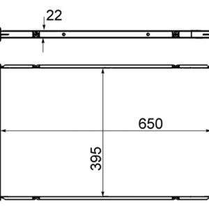 Radiator racire motor VW GOLF VII (5G1, BQ1, BE1, BE2) 1.4 TSI benzina 125 cai MAHLE ORIGINAL CR 2054 000S