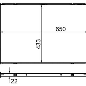 Radiator racire motor VW GOLF VII (5G1, BQ1, BE1, BE2) 1.4 TGI CNG Benzina/Gaz metan (GNC) 110 cai MAHLE ORIGINAL CR 2055 000S