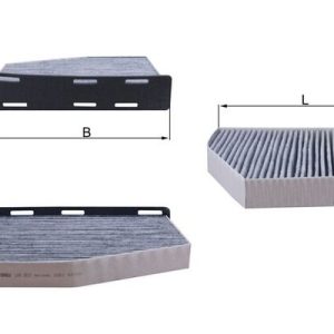 Filtru polen VW GOLF VI (5K1) 2.0 TDI diesel 170 cai MAHLE ORIGINAL LAK 181/1