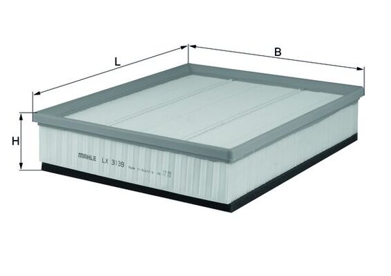 Filtru aer VW AMAROK (2HA, 2HB, S1B, S6B, S7A, S7B) 3.0 TDI 4motion diesel 258 cai KNECHT LX 3139