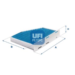 Filtru polen VW GOLF VI Cabriolet (517) 2.0 TSI benzina 220 cai UFI 34.124.00